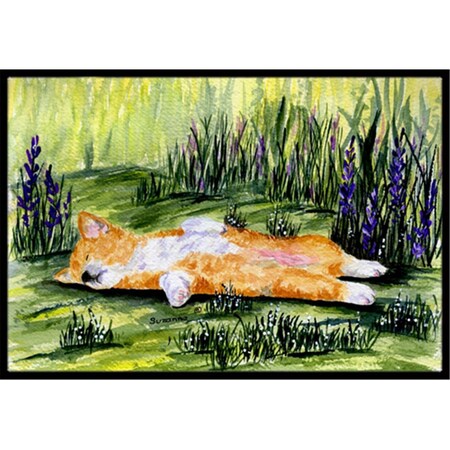 Carolines Treasures 18 x 27 in. Corgi Indoor Outdoor Doormat SS8465MAT